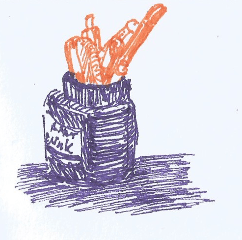 Bottle of Ink Sketch 1