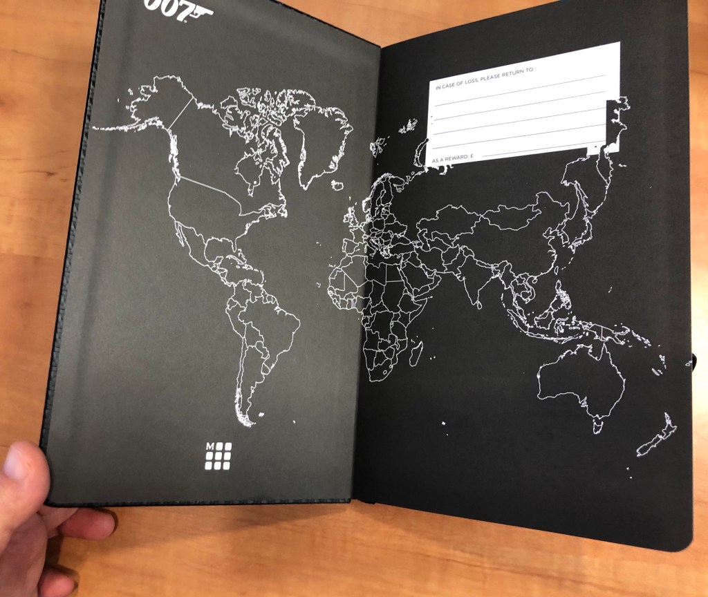 Moleskine James Bond Carbon Limited Edition Writing at Large
