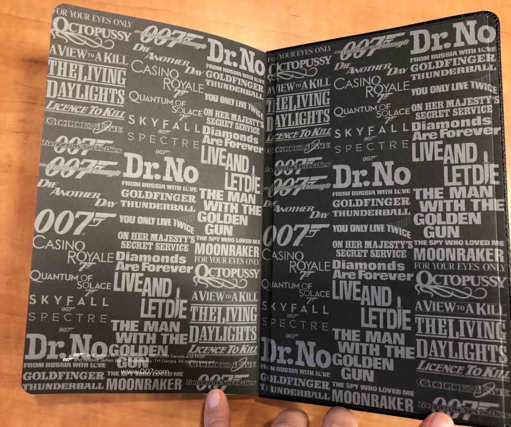 Moleskine James Bond Carbon Limited Edition Writing at Large