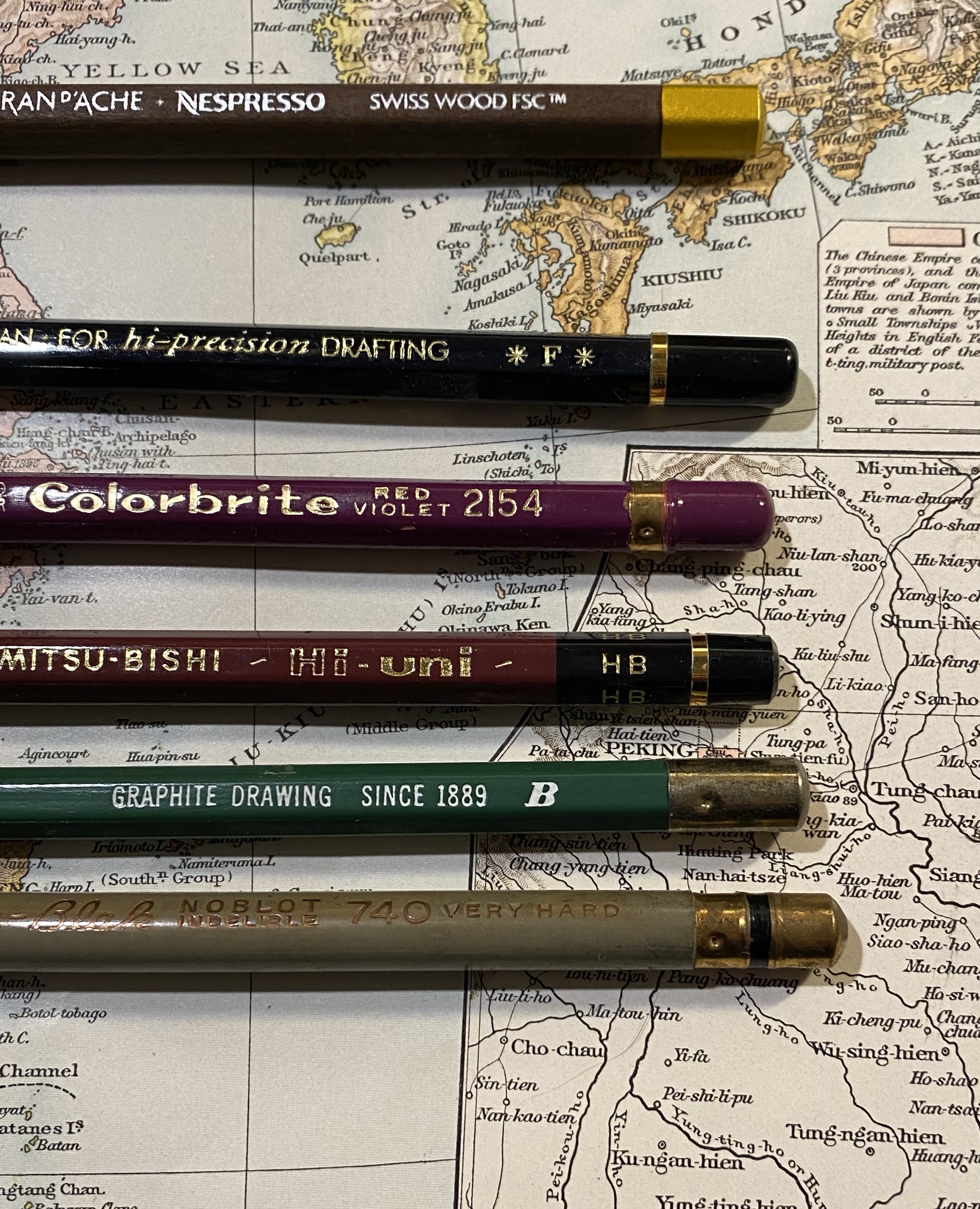 Caran d'Ache x Nespresso Swiss Wood Pencils Set Review – Writing