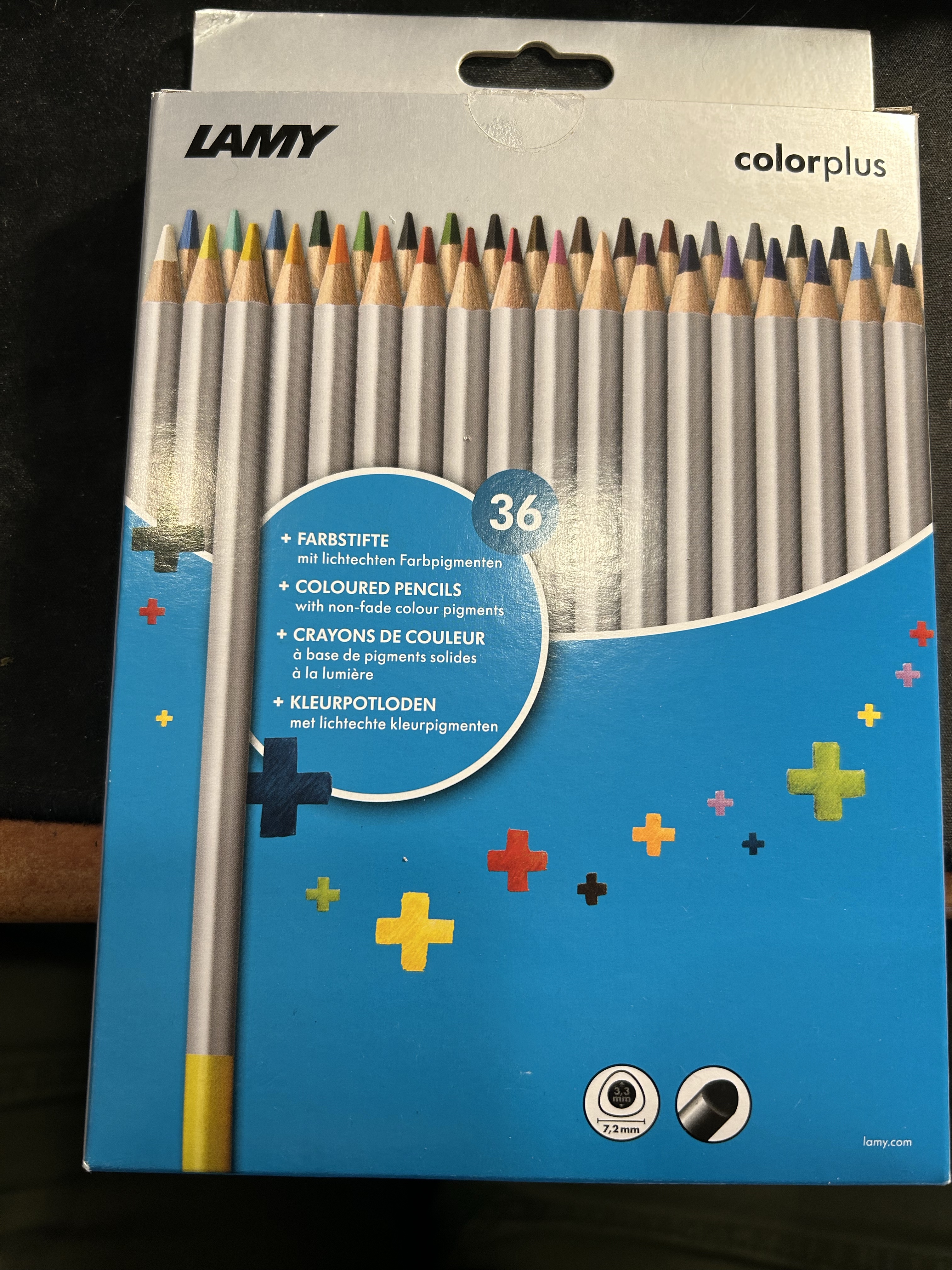 LAMY 3plus Coloured Pencils Fabric Case With ... - Origami Ink