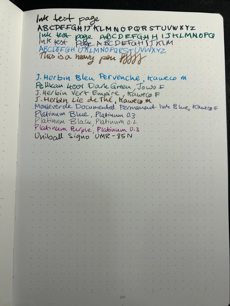 Leuchtturm1917 A5 dot grid comparison: standard, 120 gsm, Bullet ...