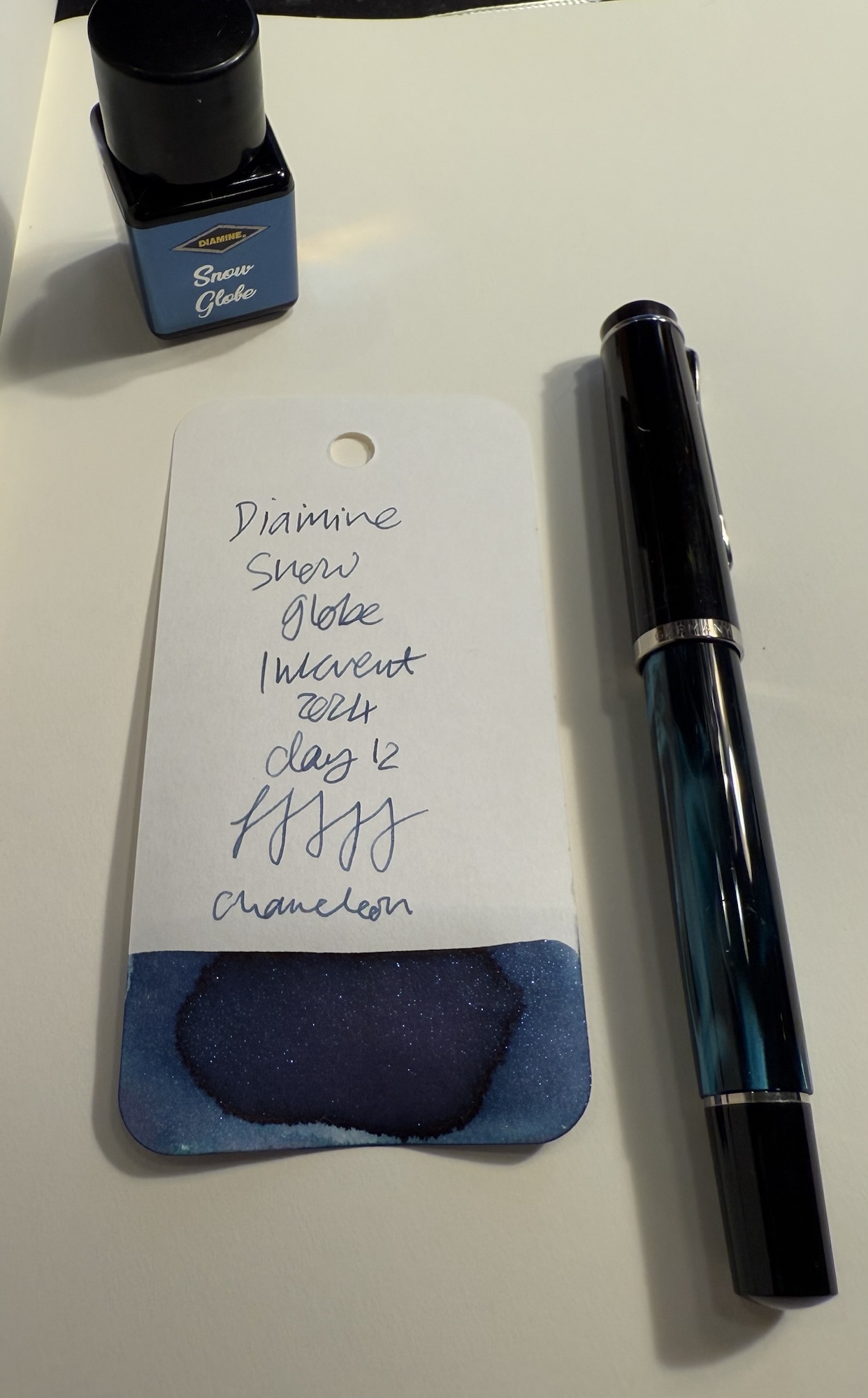 Diamine Inkvent 2024 Day 12 – Writing at Large